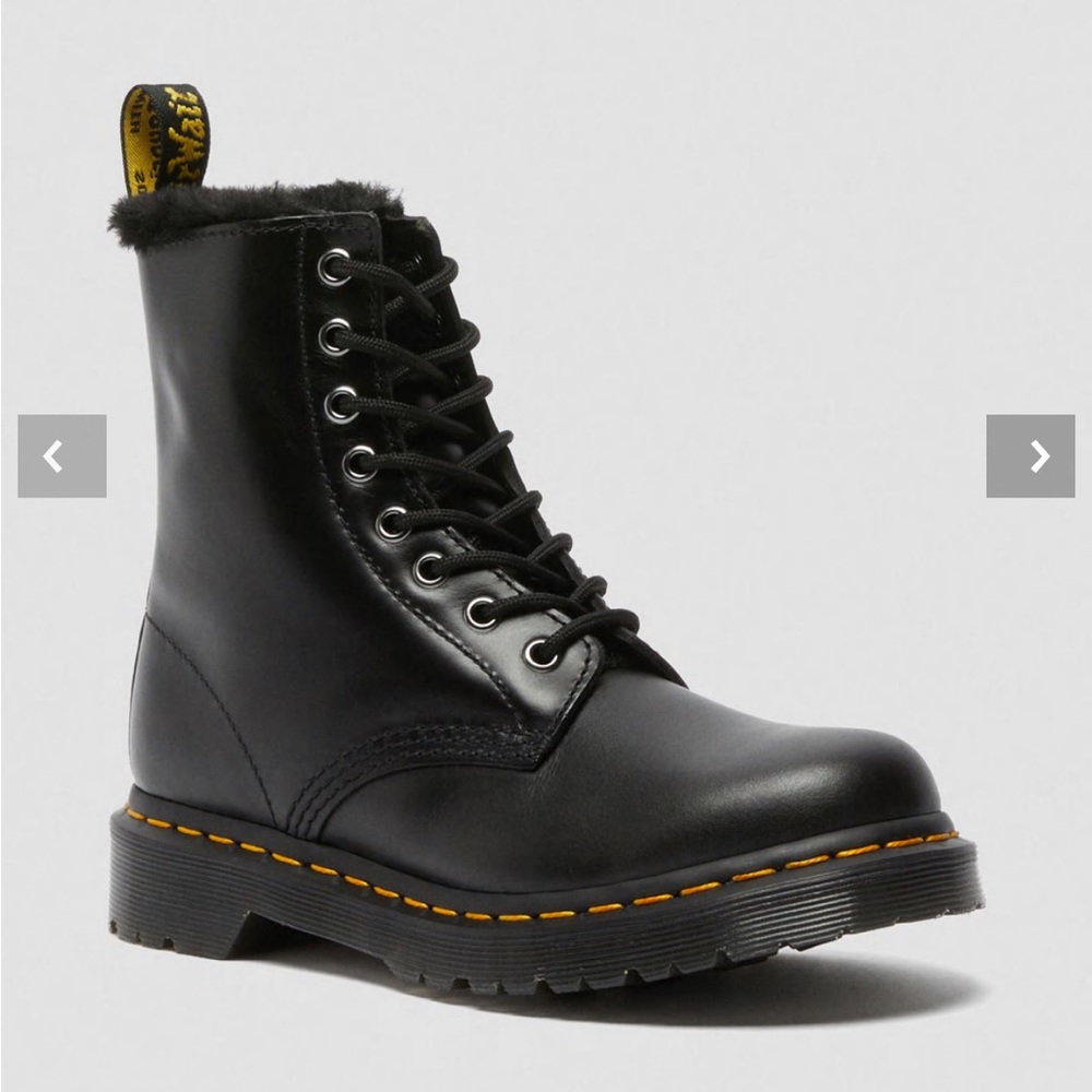 Dr. Martens: 1460 Serena Faux Fur Lined Boot